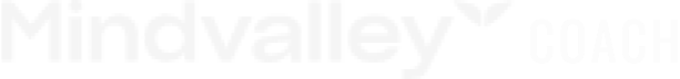 Mindvalley Coach" logo with a stylized "M" and "V" design element.
